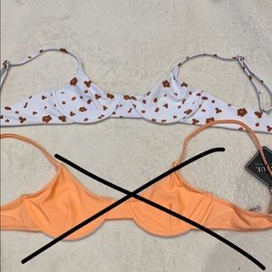 ZAFUL floral underwire top